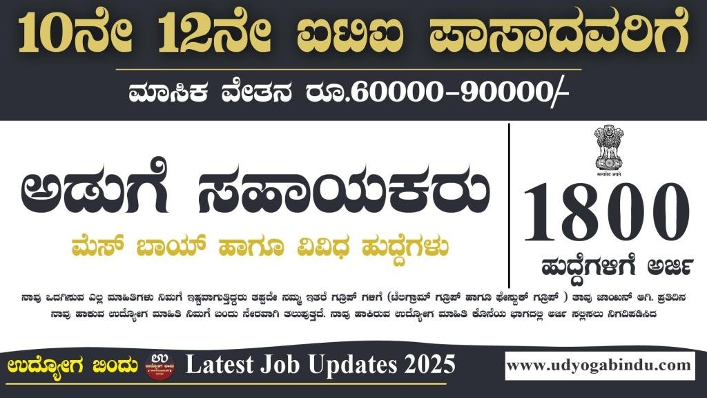 1800 ಹುದ್ದೆಗಳ ದೊಡ್ಡ ನೇಮಕಾತಿ 2025 - Indian Merchant Navy Recruitment 2025 - Complete Details